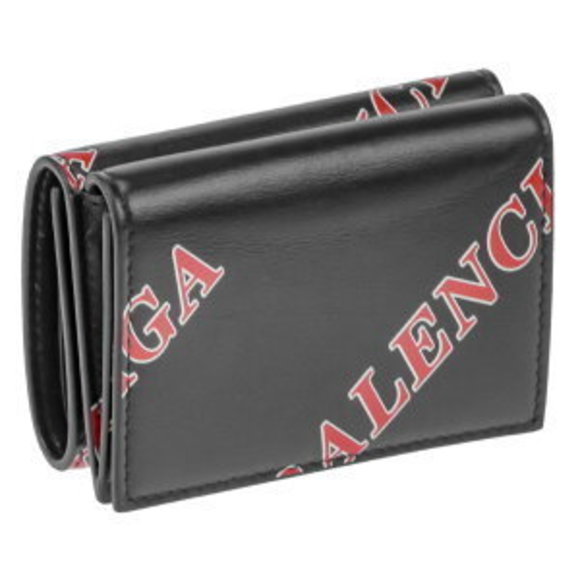BALENCIAGA Tri Wallet Black CASH - Picture 1 of 5